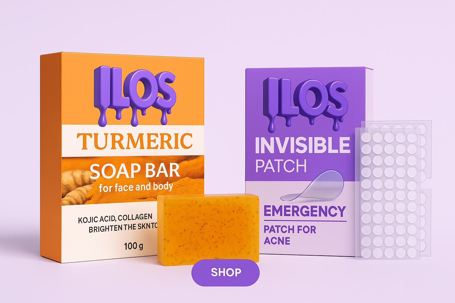 Natural skin recovery set