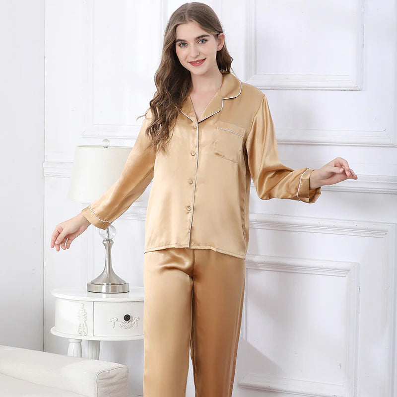 ILOS Silk Pajama Set|Long Sleeve